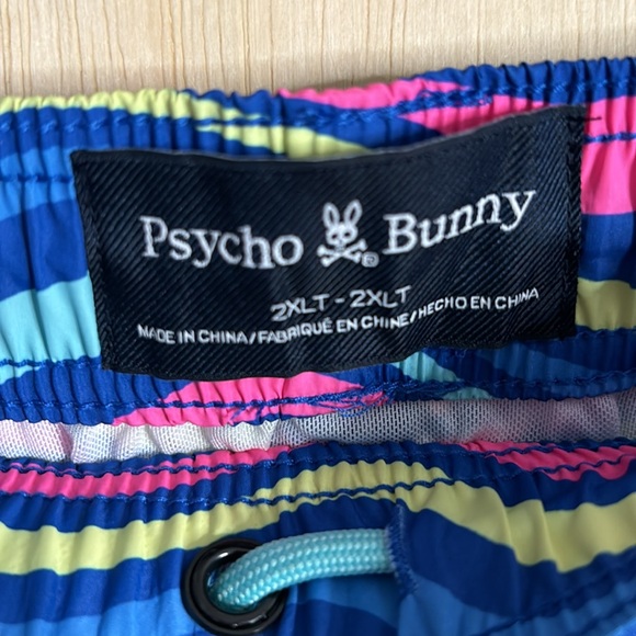 NWT Psycho Bunny Clarkson Swim Trunk. Size 2XL tall - Picture 6 of 7